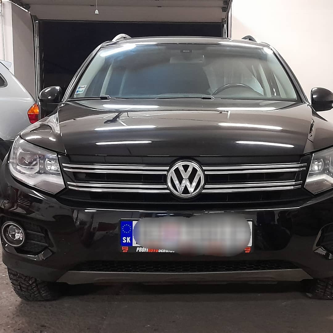 VW Tiguan pripravený na servis
